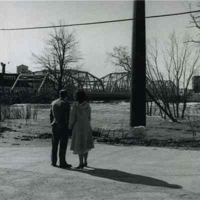 1987 Androscoggin River Flood, Frank J. Wood Bridge