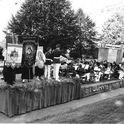 St. John's Church float in Brunswick's 250th Anniversary Parade