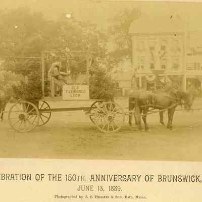 "Old Fashioned Loom" Float, 150th Anniversary of Brunswick
