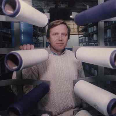 A photo view of Martin Grimmes of Brunswick Technologies. 3/5/1992.