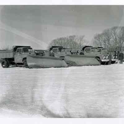 New Trucks Arrive After Snowstorm