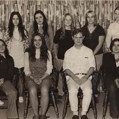 A photo view of home nursing grads and teachers.