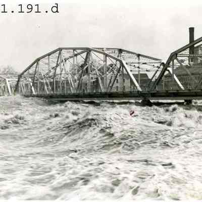 Flood of 1936 and the Frank S. Wood Bridge.