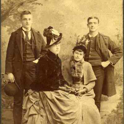 Bob Fisher, Tudie York and Margaret Eva Lena Taylor.