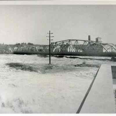 1987 Androscoggin River Flood Frank J. Wood Bridge