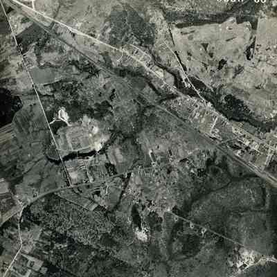 An aerial photo of outer Pleasant Street.