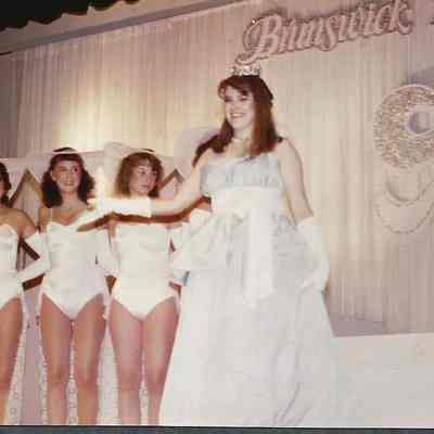 A color photograph of Brunswick Teen Queen 1984 Kelley Donovan.
