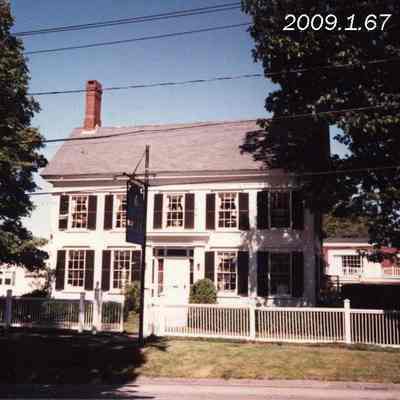 A photo of the Harriet Beecher Stowe House.