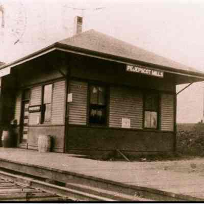 Pejepscot Mills Railroad Station