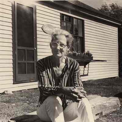 A photo view of Lois Dodd. 7/28/1987.