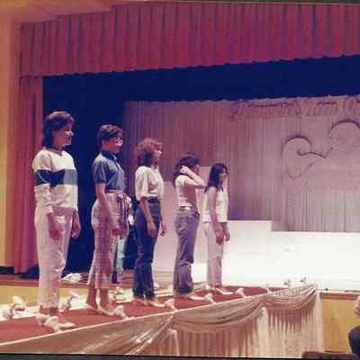 A color photograph of dress rehearsal.