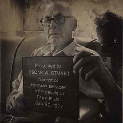 A photo view of Oscar W. Stuart. 7/8/1977.