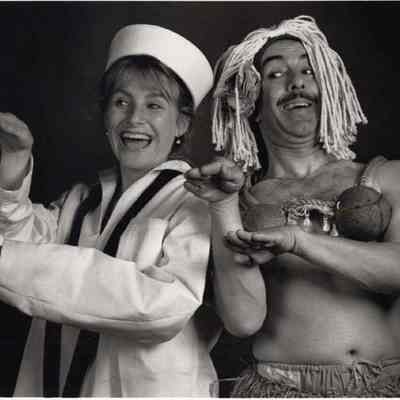 A photo view of two actors. 6/23/1992