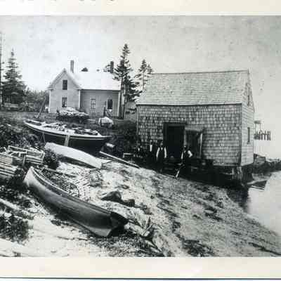 South Harpswell Fish House after Hurricane