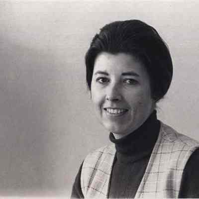 A photo view of Carolyn McTeague. 4/18/1975.