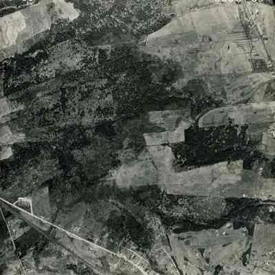 An aerial photo of River Road. 5/4/1953