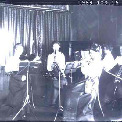 All-girl orchestra, Merrymeeting Park.
