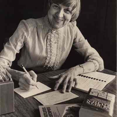 A photo view of Hilda Bloomquist. 2/22/1982.