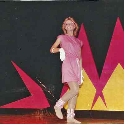 A color photograph of contestant # 1 Kimberley Swallow