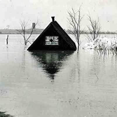 Building Submerged from the 1936 Flood