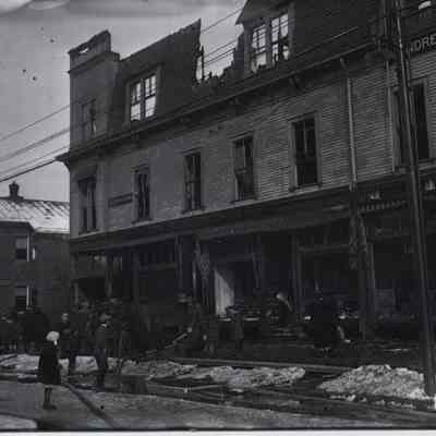 Fire Destroys Odd Fellows Block Around 1926
