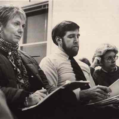 A photo view of Carol Pelesky. 12/13/1990.