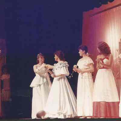 A color photograph of Teen Queen 1984 Kelley Donovan.