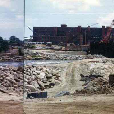 Dam Construction Site and the Cabot Mill