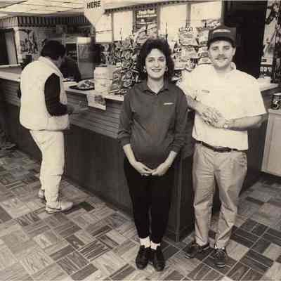 A photo view of Faith and Donald Price. 3/4/1992.