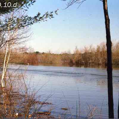 Flooded Androscoggin River