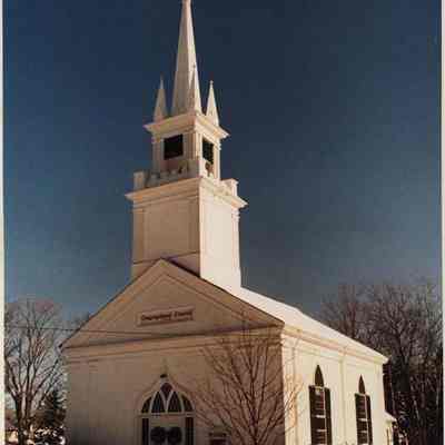 A photo view of the Elijah Kellogg Church. 2/09/1990