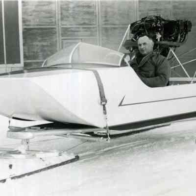 Louis Bernier in Air Boat