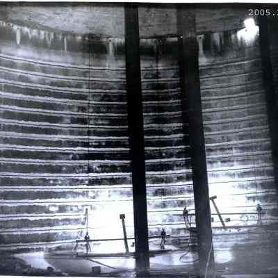 Interior of the Topsham Water Tower.