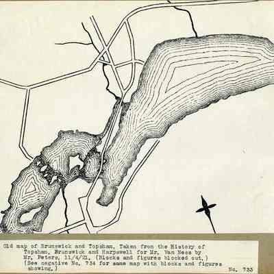 Brunswick and Topsham: undated map section