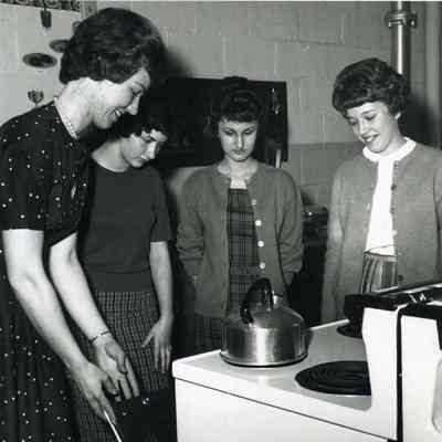A photo of Home Economics class BHS. c. 1962