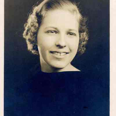A photo view of a 1937 BHS graduate.