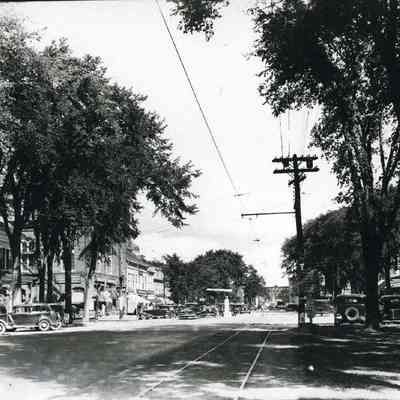 View of Maine Street from Pleasant Street Intersection