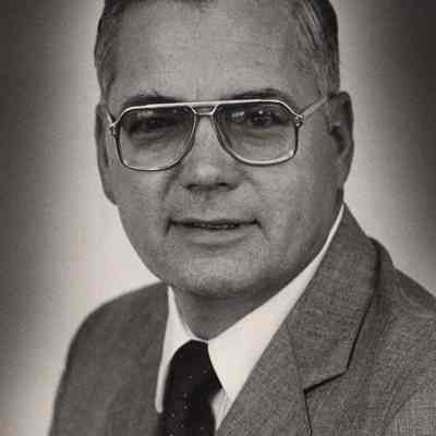 A photo view of Dick Lancaster. 8/9/1985.
