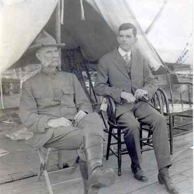 Col. William O. and John Peterson