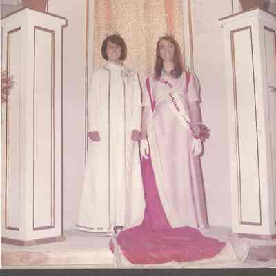 A color photo of the 1971-72 and 72-73 Teen Queens