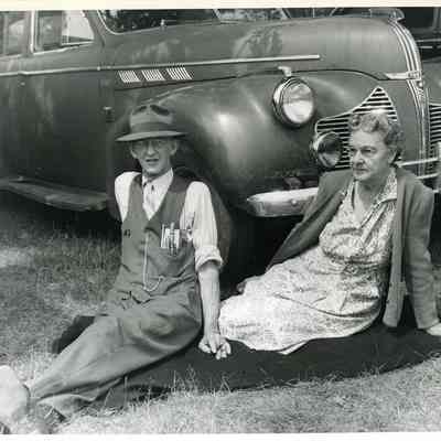 Mr. and Mrs. Ben Atwood at the Verney Mill Picnic