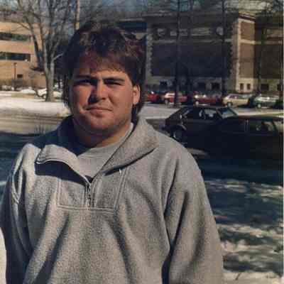 A photo view of Kevin Cloutier. 3/10/1989