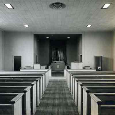 Interior of Brunswick Naval Air Station Chapel
