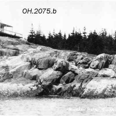 Mere Point Western Shore and Bath House.