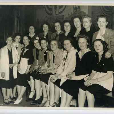 Group of Women at a Function at St. John's Parish Hall