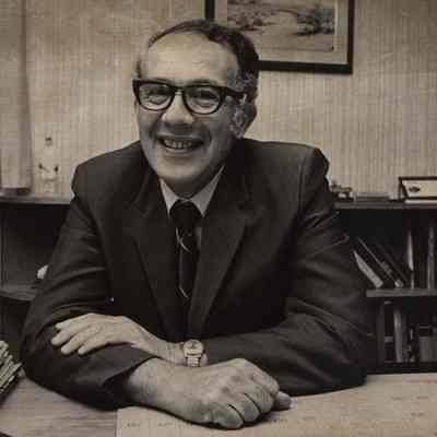 A photo view of Dr. Bachrach. 9/27/1972.