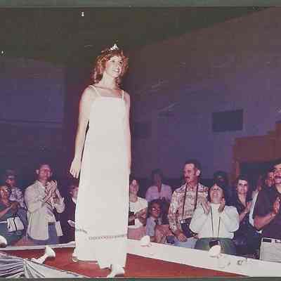 A color photograph of Miss Brunswick Teen Queen of 1982 Kathy Walters