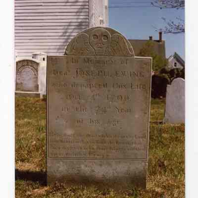 Harpswell Meeting House, Gravestone of Deacon Joseph Ewing