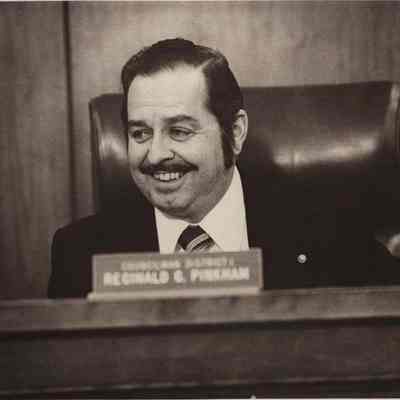 A photo view of Reginald G. Pinkham. 2/1/1979.