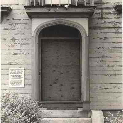 Front Doorway to the Chamberlain Home
